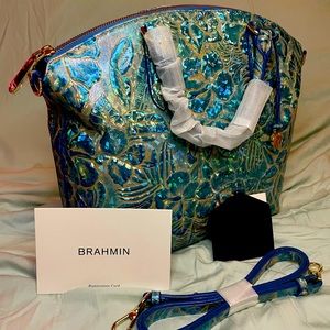 ✨✨GORGEOUS✨✨ NWT Brahmin Large Duxbury Satchel; Serenity Sonic